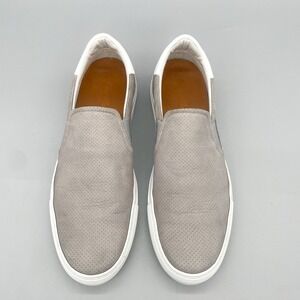 GoodMan Brand Mens 11 Legend Slip On Sneaker Shoes‎ Gray Nubuck Casual Italy